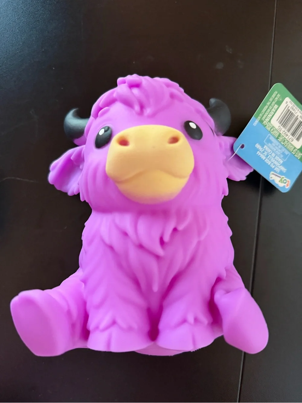 New Sunny Days Squeeezy Purple Highland Cow Squishy Toy 3+ Viral Fidget Squeeze